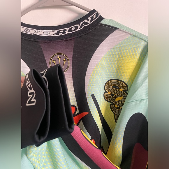 NEW MED NIKE x DRAKE NOCTA x L’ART de L’Automobile green moto bike racing jersey - Picture 5 of 7